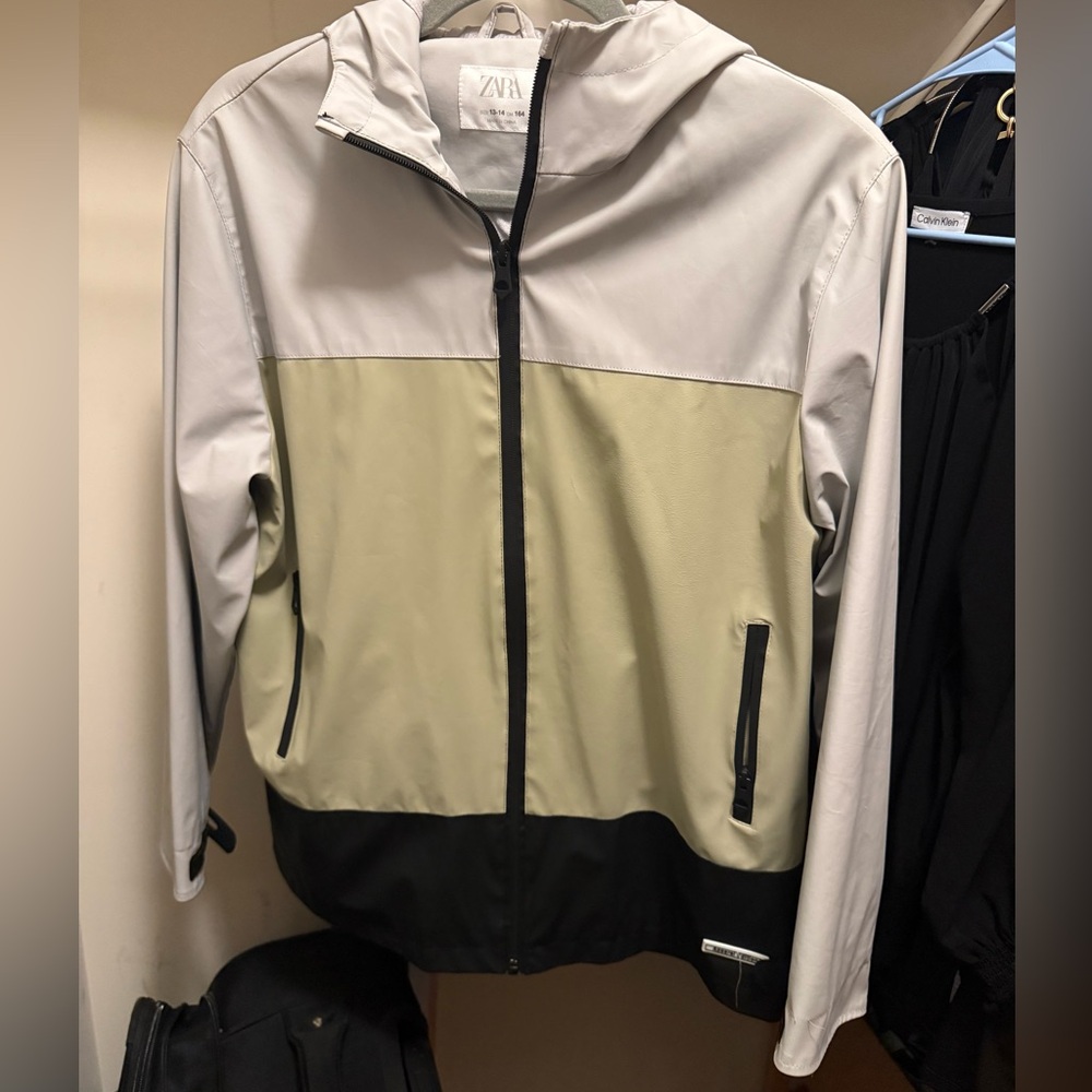Zara kids Colorblock Jacket - ( rain jacket)